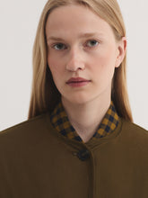 Load image into Gallery viewer, Nice Things Reversible quilted jacket Olive Anthracite