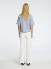 Load image into Gallery viewer, Selected Lulu short sleeved cardigan Cashmere Blue