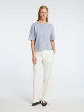 Load image into Gallery viewer, Selected Lulu short sleeved cardigan Cashmere Blue