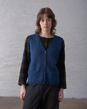 Load image into Gallery viewer, Bibico Freya merino wool vest Light Navy