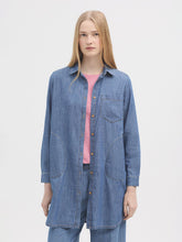 Load image into Gallery viewer, Nice Things denim shirt dress Light Denim