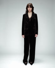 Load image into Gallery viewer, Grace & Mila Odile velvet blazer Black