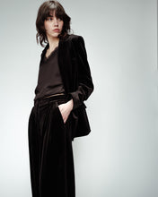 Load image into Gallery viewer, Grace & Mila Odile velvet blazer Black