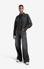 Load image into Gallery viewer, YAYA Batwing blouse with angled seams Oyster Black