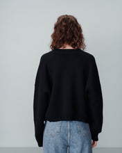 Load image into Gallery viewer, Grace & Mila Nacho cropped cardigan Marine