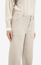 Load image into Gallery viewer, YAYA Cargo pocket straight leg trouser Oxford Tan Brown - CW CW