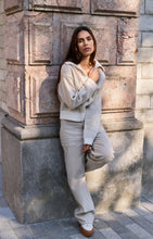 Load image into Gallery viewer, YAYA Cargo pocket straight leg trouser Oxford Tan Brown - CW CW