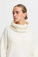 Load image into Gallery viewer, Ichi Kamara soft roll neck knit cloud Dancer