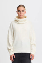 Load image into Gallery viewer, Ichi Kamara soft roll neck knit cloud Dancer