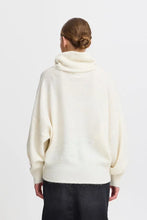 Load image into Gallery viewer, Ichi Kamara soft roll neck knit cloud Dancer