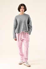 Load image into Gallery viewer, Orfeo Roisin wrap front knit Grey Pink - CW CW