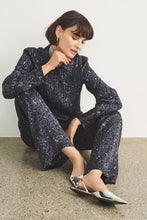 Load image into Gallery viewer, Part Two Maica shirt Dark Navy Leopard