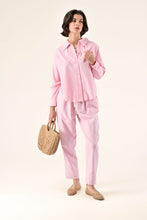 Load image into Gallery viewer, Orfeo Lola ticking stripe trouser Rose - CW CW