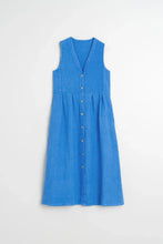 Load image into Gallery viewer, Indi & Cold Reversible linen dress British Blue - CW CW