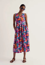 Load image into Gallery viewer, Seasalt Lowland Heather linen dress Floral Tropic Shapes Chalk - CW CW