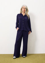 Load image into Gallery viewer, FRNCH Philo subtle lurex fluid pants Violet