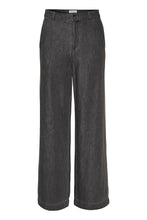Load image into Gallery viewer, Part Two Coralie wide leg trouser Grey Denim