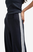 Load image into Gallery viewer, YAYA High waist trousers with side stripes Inkwell Blue