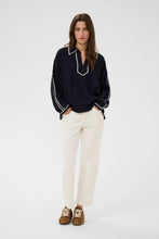 Load image into Gallery viewer, Part Two Aimy contrast embellished shirt After Midnight - CW CW