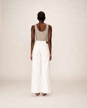 Load image into Gallery viewer, Grace & Mila James cotton flared jeans White
