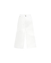 Load image into Gallery viewer, Grace & Mila James cotton flared jeans White