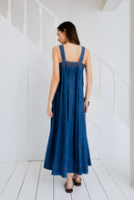 Load image into Gallery viewer, Bonté Keiko multi stitch detail denim sundress Indigo