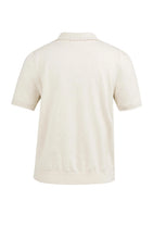 Load image into Gallery viewer, YAYA Crochet edge detail s/s cardigan Beige Melange - CW CW