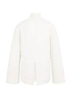 Load image into Gallery viewer, YAYA High neck deep rib detail sweater Snowfall White - CW CW