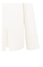 Load image into Gallery viewer, YAYA High neck deep rib detail sweater Snowfall White - CW CW