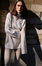 Load image into Gallery viewer, YAYA High neck deep rib detail sweater Snowfall White - CW CW