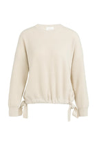Load image into Gallery viewer, YAYA Hem tie detail sweater Beige Melange - CW CW