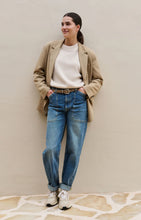 Load image into Gallery viewer, YAYA Hem tie detail sweater Beige Melange - CW CW