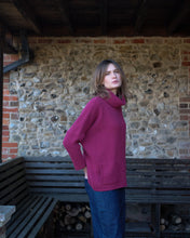 Load image into Gallery viewer, Bibico Adela merino lambswool roll neck jumper Vegas