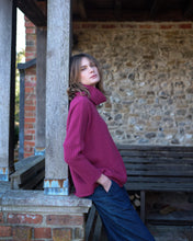 Load image into Gallery viewer, Bibico Adela merino lambswool roll neck jumper Vegas