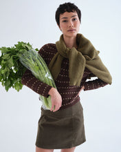 Load image into Gallery viewer, Compañia fantastica Floral jacquard knit cardigan Brown Flower