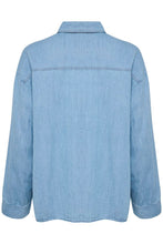 Load image into Gallery viewer, Part Two Emmarose lyocell casual shirt Light Blue Denim