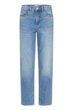 Load image into Gallery viewer, Ichi Twiggy straight leg jean Light Blue
