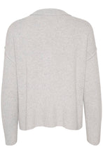 Load image into Gallery viewer, Part Two Charlene relaxed Wool Cashmere blend knit Light Grey Melange