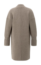 Load image into Gallery viewer, YAYA Coatigan with patch pockets Brown Melange