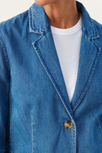Load image into Gallery viewer, Part Two Cocco blazer Medium Blue Denim