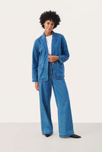 Load image into Gallery viewer, Part Two Cocco blazer Medium Blue Denim