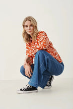 Load image into Gallery viewer, Part Two Coralie wide leg trouser Medium Blue Denim