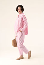 Load image into Gallery viewer, Orfeo Lola ticking stripe trouser Rose - CW CW