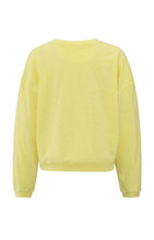 Load image into Gallery viewer, YAYA Loose fit sweatshirt Lemon Grass Yellow