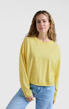 Load image into Gallery viewer, YAYA Loose fit sweatshirt Lemon Grass Yellow