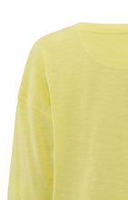 Load image into Gallery viewer, YAYA Loose fit sweatshirt Lemon Grass Yellow