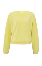 Load image into Gallery viewer, YAYA Loose fit sweatshirt Lemon Grass Yellow