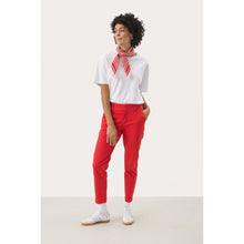 Load image into Gallery viewer, Part Two Soffys casual trouser Mars Red