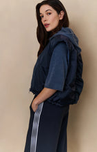 Load image into Gallery viewer, YAYA Reversible quilted body warmer Inkwell Blue