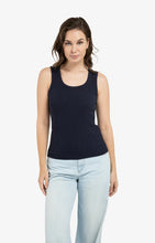 Load image into Gallery viewer, YAYA Ribbed melange vest Navy Blazer Blue - CW CW